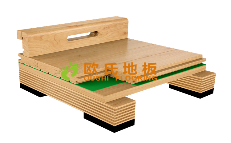 柞木A级板运动木地板_柞木体育木地板
